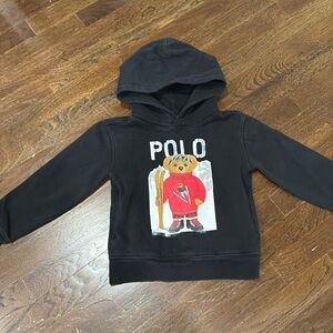 Boys polo, Ralph Lauren winter bear hoodie size 5